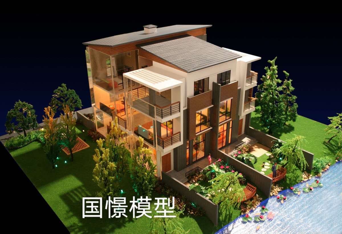 巴马建筑模型